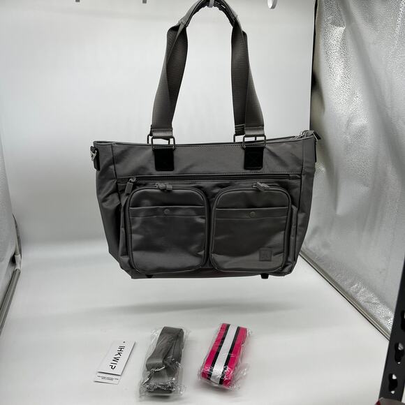 IHKWIP Cargo Catchall Tote with Two Crossbody Straps Met Stone Grey - Picture 2 of 13